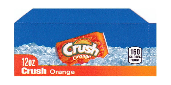 FRESH 12oz Orange Crush soda
